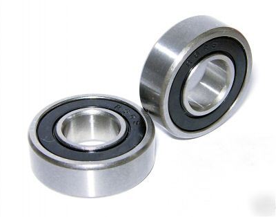 New (100) R6-2RS, sealed ball bearings, 3/8