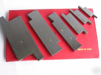 New 6 adjustable steel parallels parallel set hardened