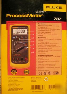 New fluke processmeter process meter 787 w/ certificate