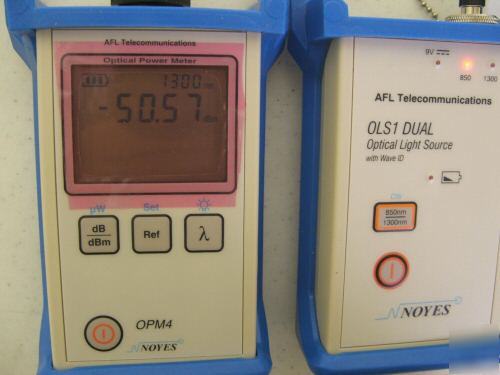 Noyes OPM4-2D powermeter & OLS1D optical light source