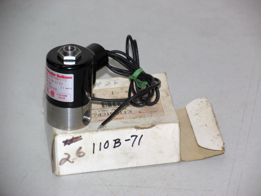 Schrader bellows 3-way solenoid valve