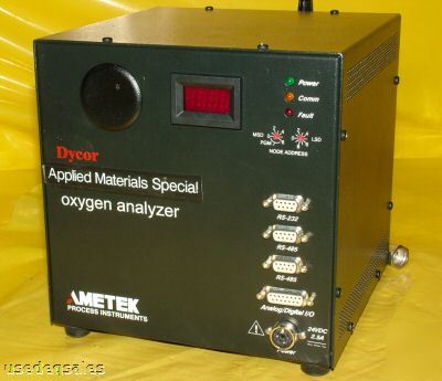 Dycor ametek CG1100-gs oxygen analyer 