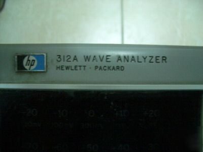 Hp 312A / agilent wave analyzer 