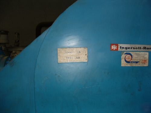 Ingersoll rand air compressor 1250 p.s.i. 