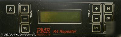 Kenwood K4 flat panel repeater with remote head vhf/uhf