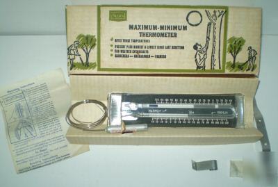 New maximum - minumum thermometer, 3 temperatures, 