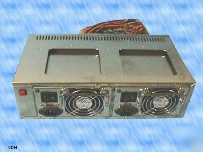 Power supply, etasis epr-2305H redundant 300+300W