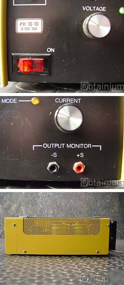 Systron donner ph 10-10 power supply 10VDC 10A