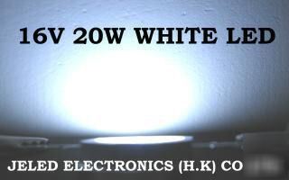20W highpower white star led 1100 lumen 12V use