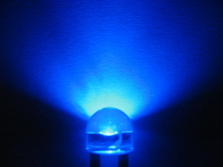 50PCS x 10MM high power blue led 4 lumens @150MA 0.5W