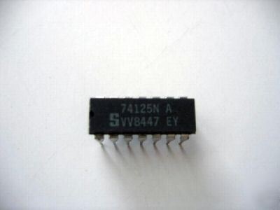 74125N signetics quad bus buffer 74125 SN74125N ttl ic