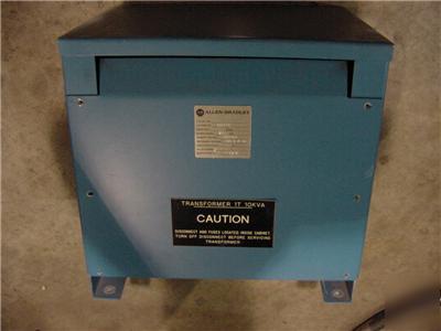 Allen-bradley 10KVA ac servo control transformer