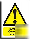 Concealed ent. sign-s. rigid-200X250MM(wa-122-re)