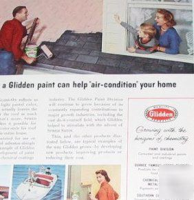 Glidden industrial paints, finish -2 1950S ads