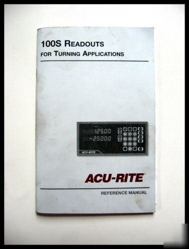 New acu-rite dro 100S / digital readout system / / 