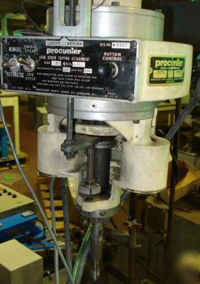 Procunier screw tapping machine complete w/ controls