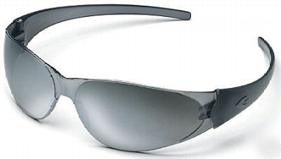 Sleek silver mirror crews checkmate CK217 safetyglasses