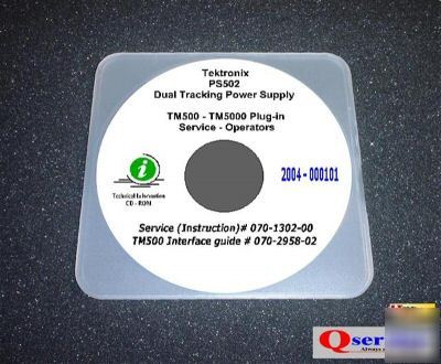 Tektronix tek PS502 ps 502 ps-502 service - oprs manual