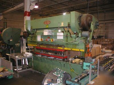 50 ton chicago #8L10 mechanical press brake (#6256)