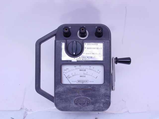 Biddle 21170 major megger tester 500 & 1000 vdc