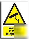 Cctv in operation sign-adh.vinyl-300X400MM(wa-066-am)