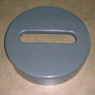 Fiberglass waste top open slotted lid only SAF9522CH