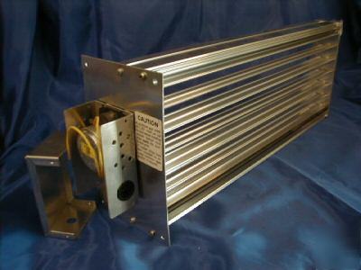 Hvac motorized zone control rectangular damper 