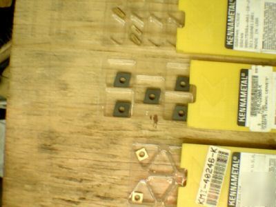 New kennametal carbide inserts different sizes in boxes