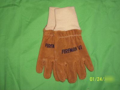 New xxl fireman vi gloves with wristlets/ never worn