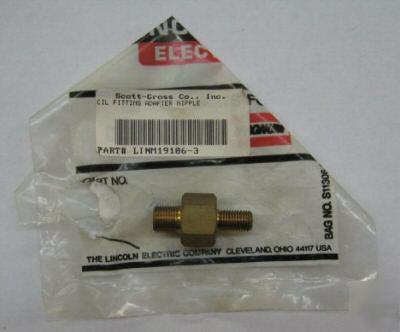 Lincoln M19106-3 oil fitting adapter nipple