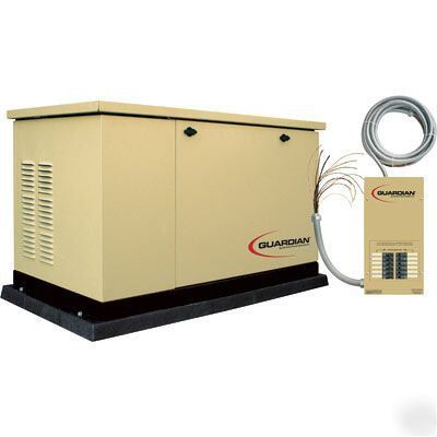 Standby generator - 10 kw - ng & lp - w/transfer switch