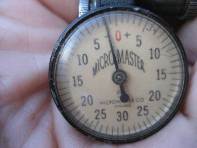 Vintage ~micro-master~ dial in original wood box, u.s.a