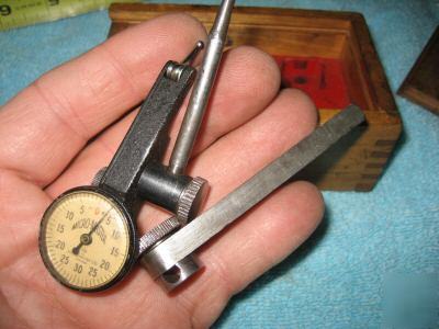 Vintage ~micro-master~ dial in original wood box, u.s.a
