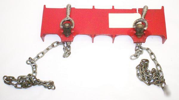 Jewel pipe chain clamp welding alignment clamp 2D