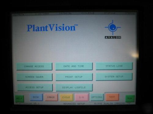 Avalon visionscope plant process imaging camera system