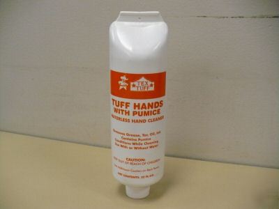 Cleaner hand waterless with pumice 22OZ tube tex-tuff