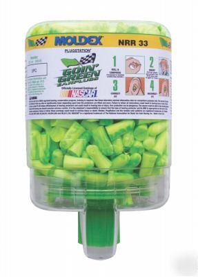 Going green nascar ear plugs plug station 250 pair