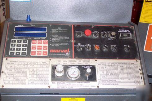 Marvel horizontal band saw - model 15A9PC