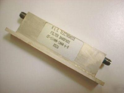 Rlc comb line band pass filter